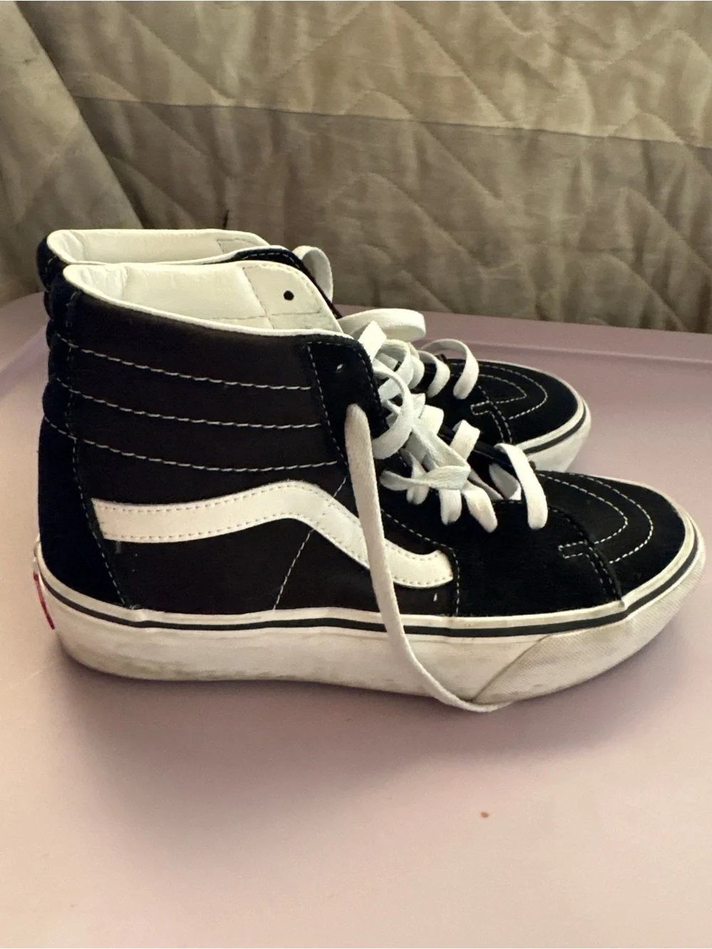 Vans High Top Skateboard Shoes